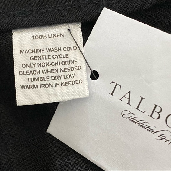 ✨Talbots✨100% Linen Cropped Pants🌹 - Picture 6 of 6